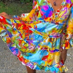 Very colorful & Comfy WORN ONCE!!!